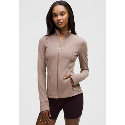 代购lululemon露露乐蒙女士训练夹克拉链开合拇指孔设计