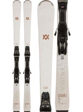 代购Volkl女士滑雪板轻便操控高响应性良好力量传导平衡性能Flai