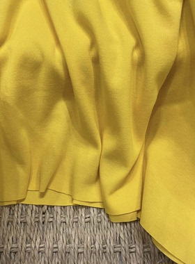 50包邮 黄色细条子螺纹 宽幅150cm 半米价