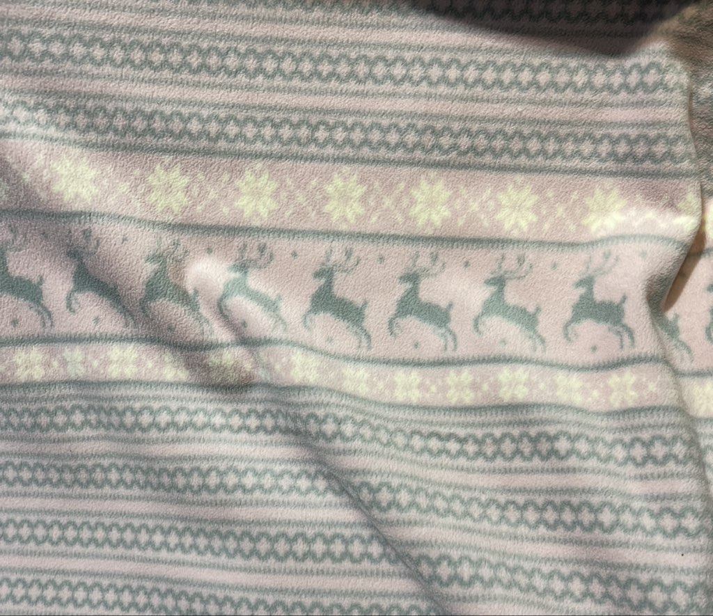 39包邮 摇粒绒ab 浅粉雪花纹 65cm一段 宽度155cm,居家布艺,海绵垫/布料/面料/手工diy,淘宝优惠券,粉丝福利购,淘宝优惠卷