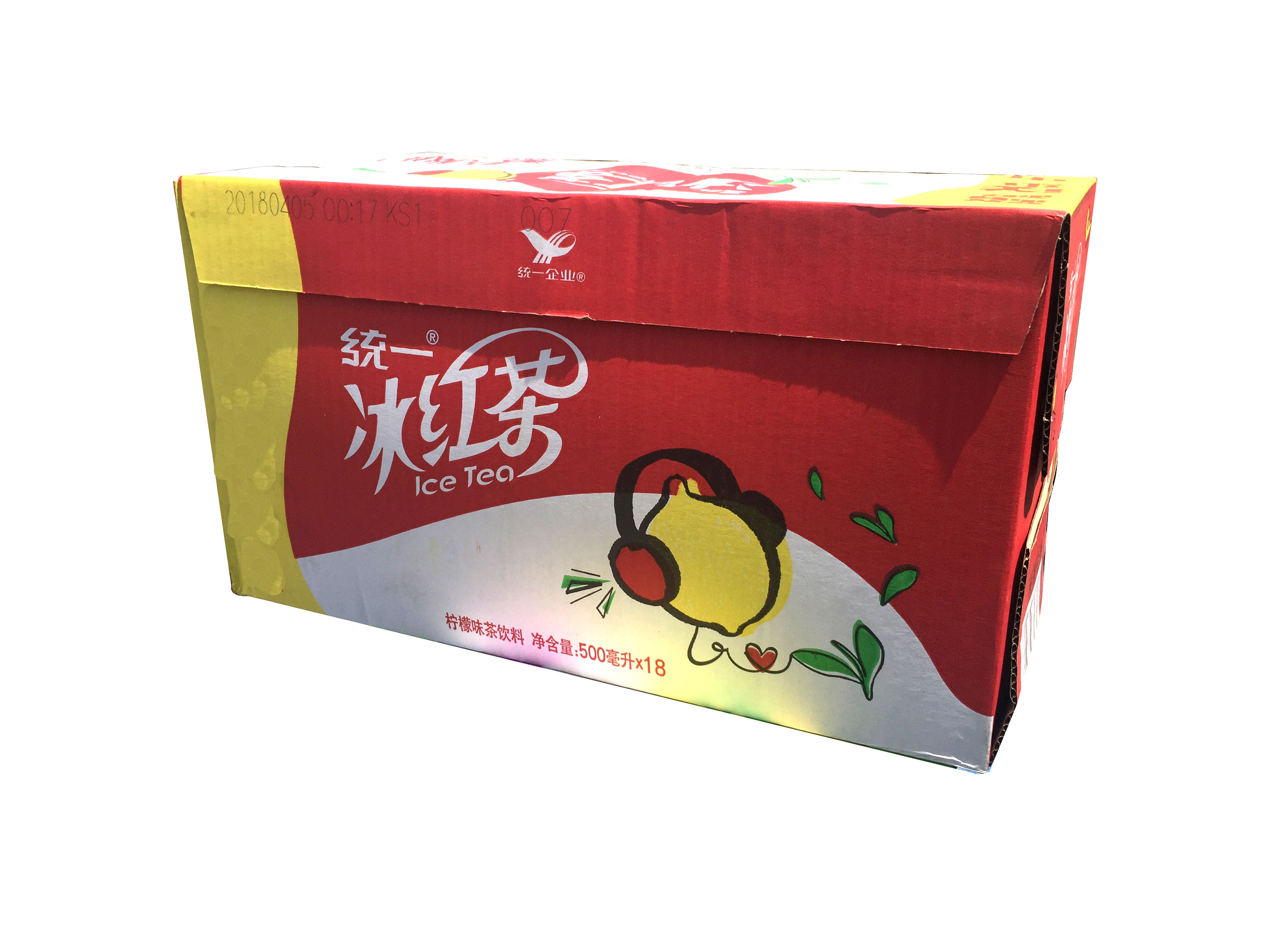 统一 冰红茶500ml*18瓶 餐饮柠檬茶饮料 江浙沪皖包邮