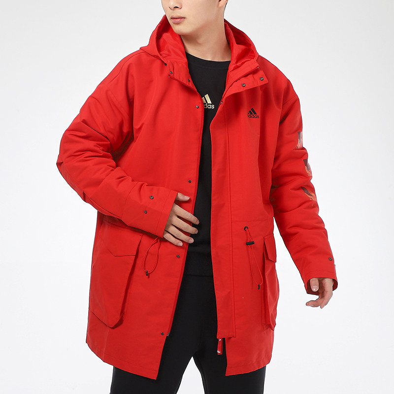 Adidas阿迪达斯男子加绒外套运动户外中长款保暖茄克H37917H37918,运动服/休闲服装,运动茄克/外套,淘宝优惠券,粉丝福利购,淘宝优惠卷