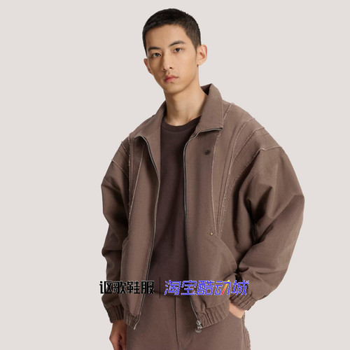 阿迪达斯男子梭织运动夹克外套