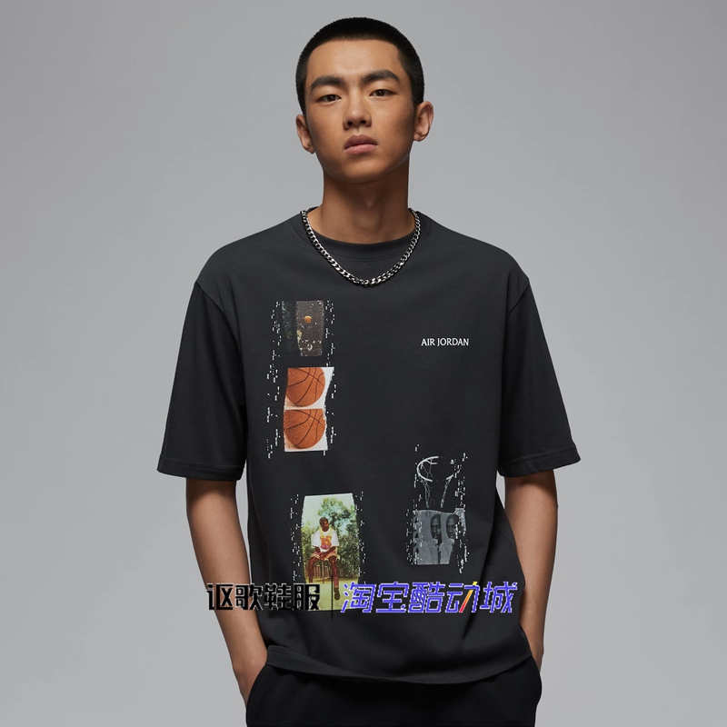 Jordan运动透气印花短袖T恤