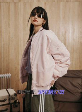 阿迪达斯三叶草男女秋季新款复古立领运动休闲夹克外套JL8382