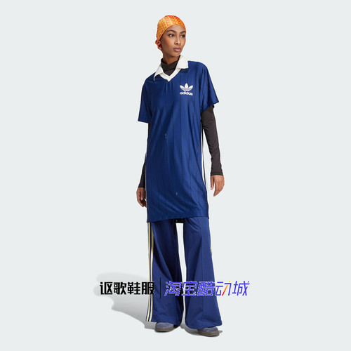 阿迪达斯女子舒适运动休闲连衣裙