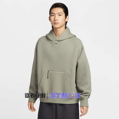 耐克男子刺绣复古套头卫衣