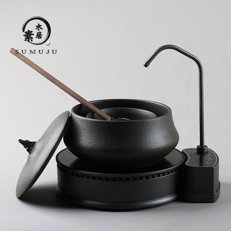 火山石陶泥二次配方土煮茶器