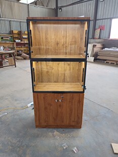 模型展示柜雕像展示柜。GK收纳柜，液压杆上翻门展柜，家用柜定做