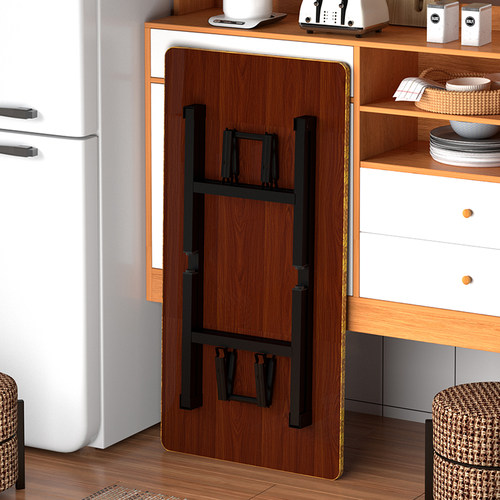 吃饭折叠桌长方形矮出租房小桌子