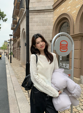 SUSAN十三行冬季新款叠穿内搭都好看法式气质百搭打底上衣女1302s