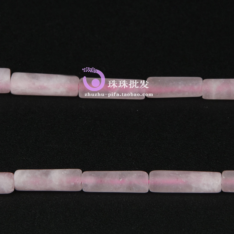 天然粉晶磨砂面圓柱管珠 DIY手鏈材料手工飾品配件半成品散珠在類目 飾品/流行首飾/時尚飾品新, 半宝晶石, 水晶, DIY配件中 - 來自Buy2taobao.com提供專業的淘寶代購服務