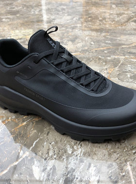 黑色网面鞋百搭厚底休闲鞋夏季透气男鞋布面系带户外软底运动鞋男