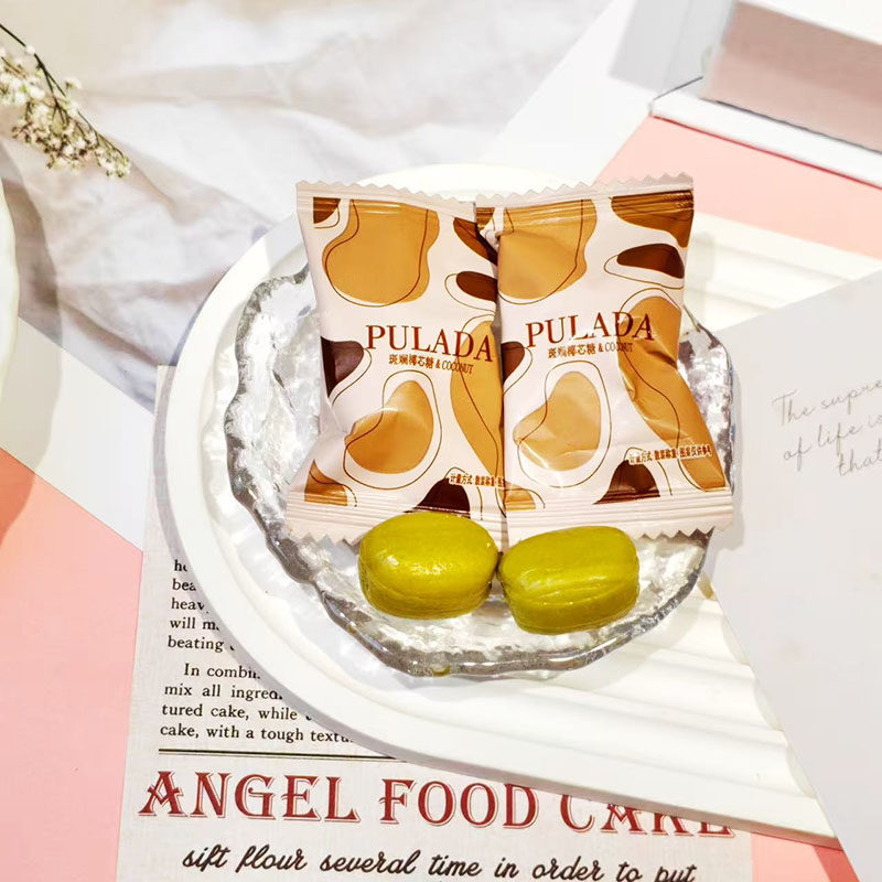 PULADA朴拉达斑斓椰芯糖网红椰子味糖果结婚喜糖婚礼糖果散装,零食/坚果/特产,夹心糖果/流质糖果,淘宝优惠券,粉丝福利购,淘宝优惠卷