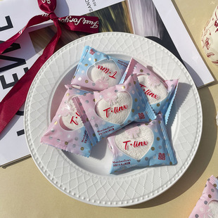 T.LINX浪漫之礼白桃味夹心棉花糖结婚喜糖婚庆满月喜糖果办公零食