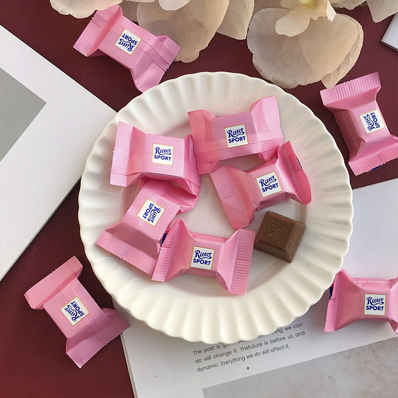 RitterSport瑞特滋德国进口夹心牛奶巧克力独立包装结婚伴手礼糖