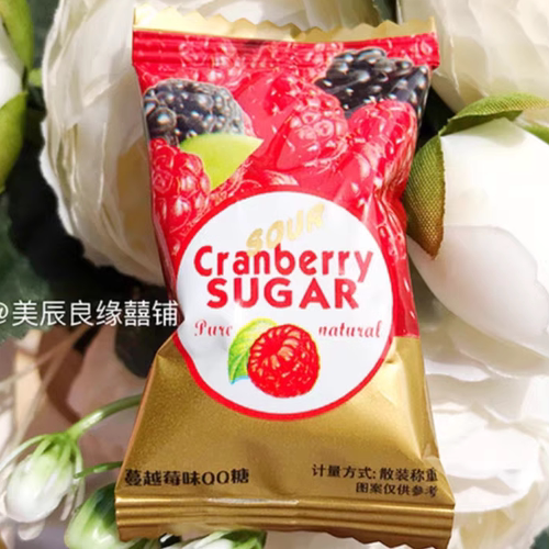 OCOCO蔓越莓味白桃味QQ糖