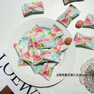 yoyoomi219西瓜茉莉果汁糖小清新结婚喜糖前台招待休闲办公室糖果