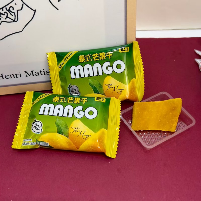 巨果泰式芒果干蜜饯解馋小零食休闲结婚喜糖伴手礼前台招待
