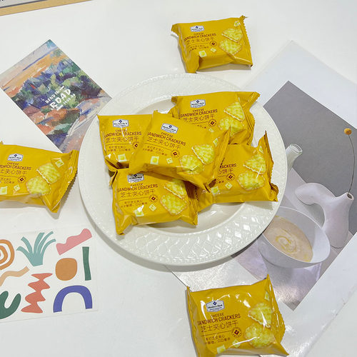 山姆代购芝士夹心饼干正品山姆喜饼喜糖零食休闲结婚备婚网红零食