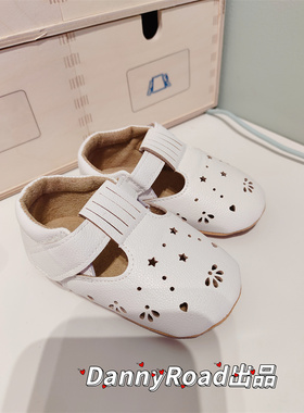 春夏新款镂空小皮鞋透气防滑公主鞋女宝白色婴儿鞋学步鞋软底1岁