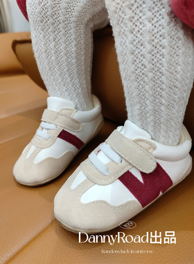 春季新款小白鞋软底防滑N鞋休闲鞋婴儿鞋学步男宝女宝不掉鞋1岁