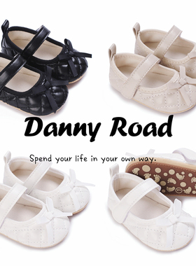 2024春季新款宝宝鞋小香风公主鞋菱形格防滑软底室外6月1岁学步鞋