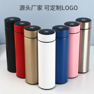 定做智能杯不锈钢数显保温杯定制logo水杯团购活动礼品杯子广告杯