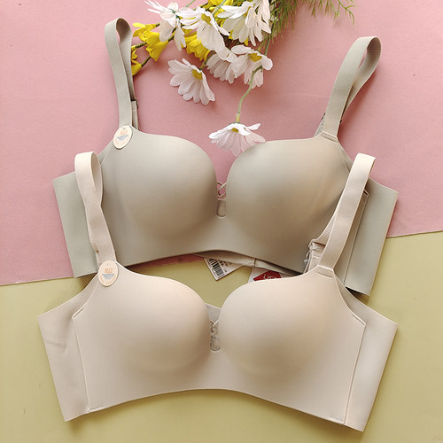 无侧骨光面无痕不空杯聚拢内衣