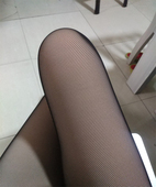 袜网眼防勾保暖大码 秋冬高腰收腹假透肉打底裤 加绒加厚网纱踩脚裤