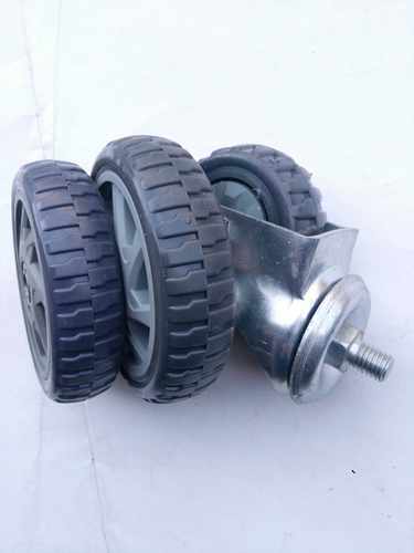 万向轮直轮胶轮抽接油机脚轮防滑轮耐磨