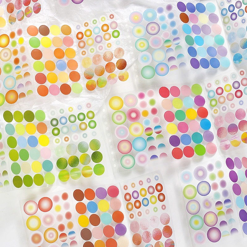 你的颜色三折装饰贴纸简约基础圆点已切膜实用百搭手帐标记小贴画,文具电教/文化用品/商务用品,贴纸/立体贴纸,淘宝优惠券,粉丝福利购,淘宝优惠卷
