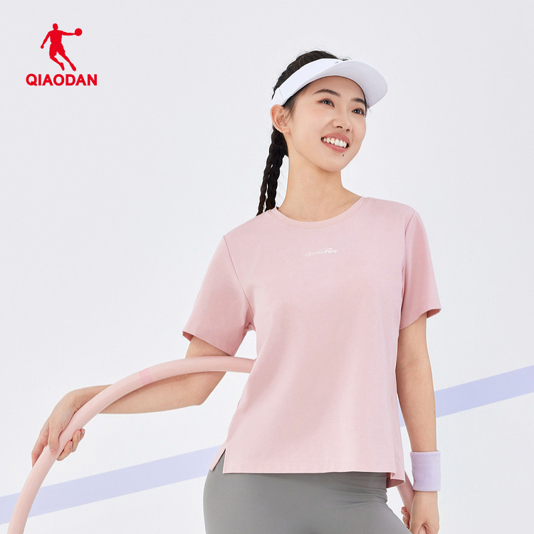 乔丹2026年夏女性短袖冰感T恤QDEHS2262013专业运动综训柔肤科技