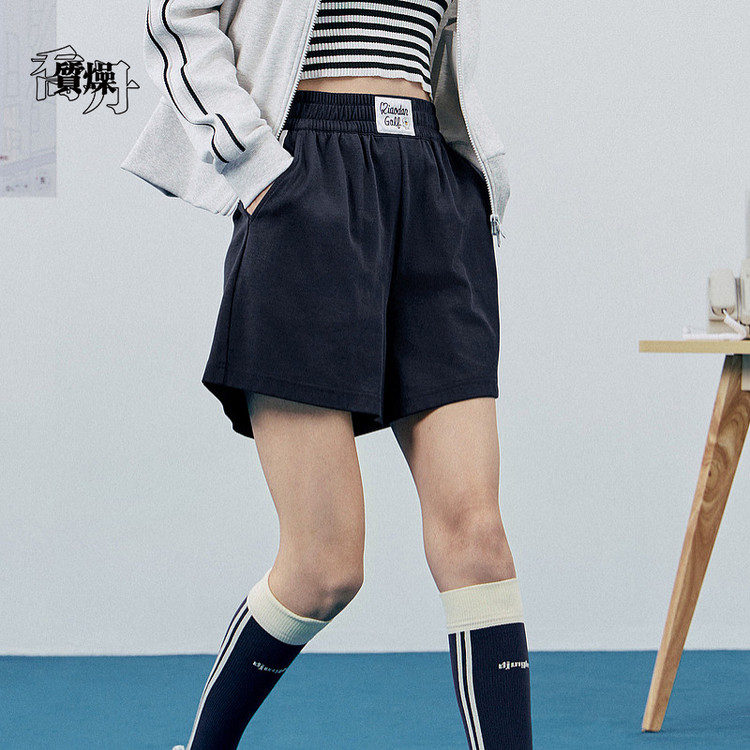 乔丹2026夏款女针织短裤QDLKS2262203透气吸汗简约百搭时尚运动裤