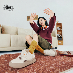 乔丹板鞋女鞋2026新款商场同款厚底低帮休闲鞋运动鞋QDL052261523