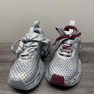 渔网水钻网红时尚 断码 处理厚底炸街老爹鞋 女2026春新款 休闲运动鞋