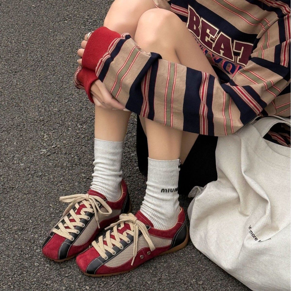 2026春季新款撞色拼接复古时尚休闲百搭德训鞋女休闲阿甘鞋板鞋潮,女鞋,德训鞋,淘宝优惠券,粉丝福利购,淘宝优惠卷