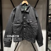 Levis李维斯正品 0001 A7306 2024秋冬男士 黑色双面穿加厚牛仔夹克