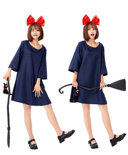 万圣节魔女宅急便琪琪cosplay服 成人简约日系小魔女Witch宫崎骏