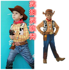 玩具总动员牛仔胡迪Woody儿童胡迪装Cosplay角色扮演服装演出服
