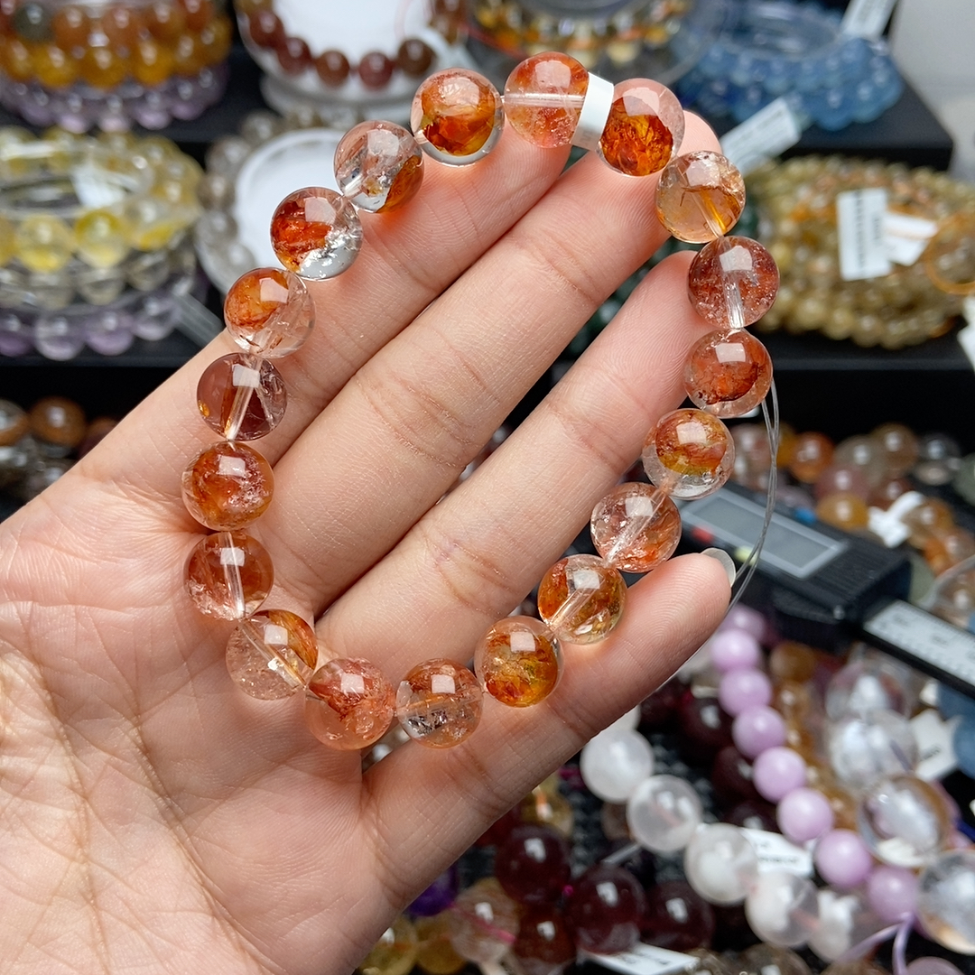 卡10+ 天然红胶花闪灵钻3