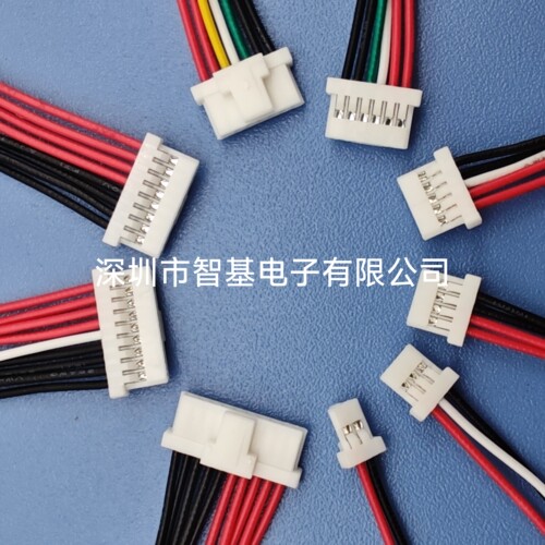 间距1.25带扣端子线 DF14带扣 DF16带扣 1.25超薄带扣线束2P-12P