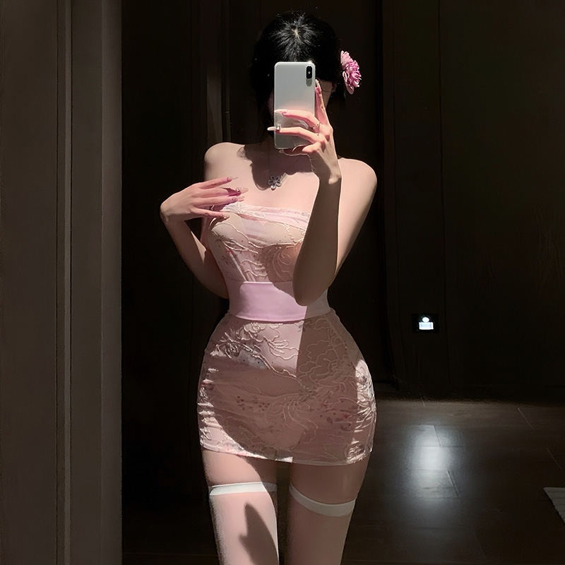 成人内衣女性感诱惑2024新款高档制服睡袍家居服睡裙纯欲情趣睡衣