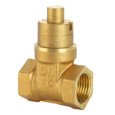 锁闭加密水表双内丝防盗钥匙闸阀