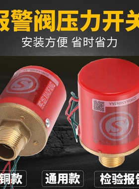 ZSJY1.6BP 消防压力开关 湿式报警阀压力开关 双触点压力开关