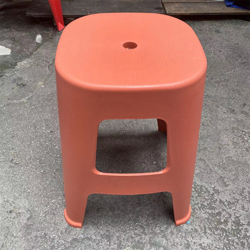 塑料凳PP欧式仿木纹餐椅