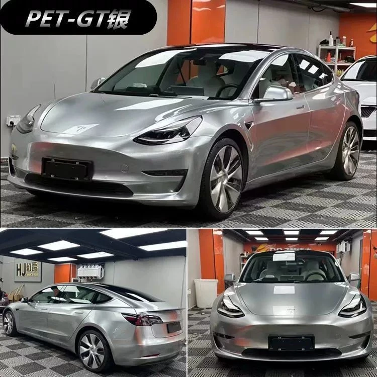 汽车金属银改色膜PET银色GT银