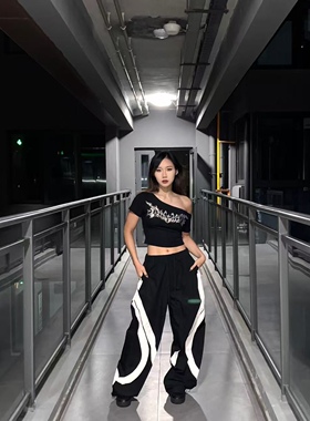 KIMMING金大铭同款宽松休闲裤 街舞爵士 男女同款