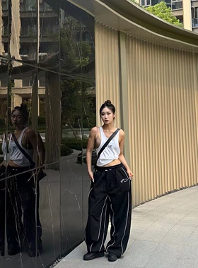 KIMMING金大铭同款超薄宽松休闲裤 街舞爵士 男女同款