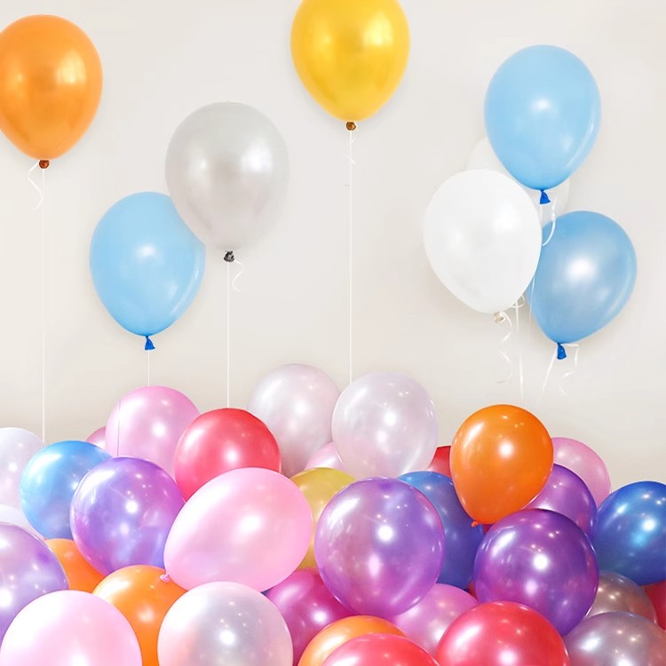 珠光气球告白亚光汽球结婚礼装饰用品求婚派对七夕儿童生日布置场